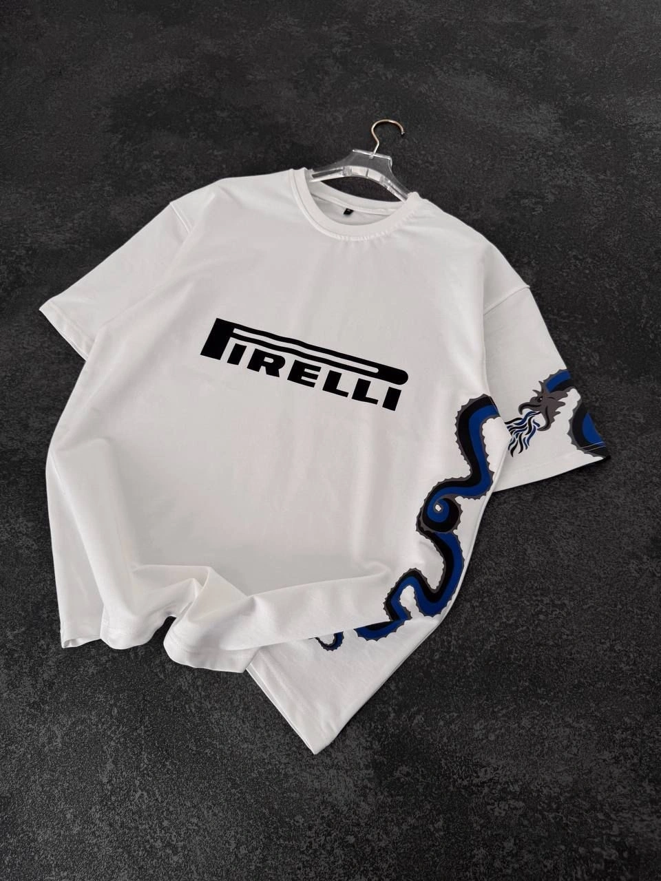 FRL Oversize Baskı Tshirt Beyaz