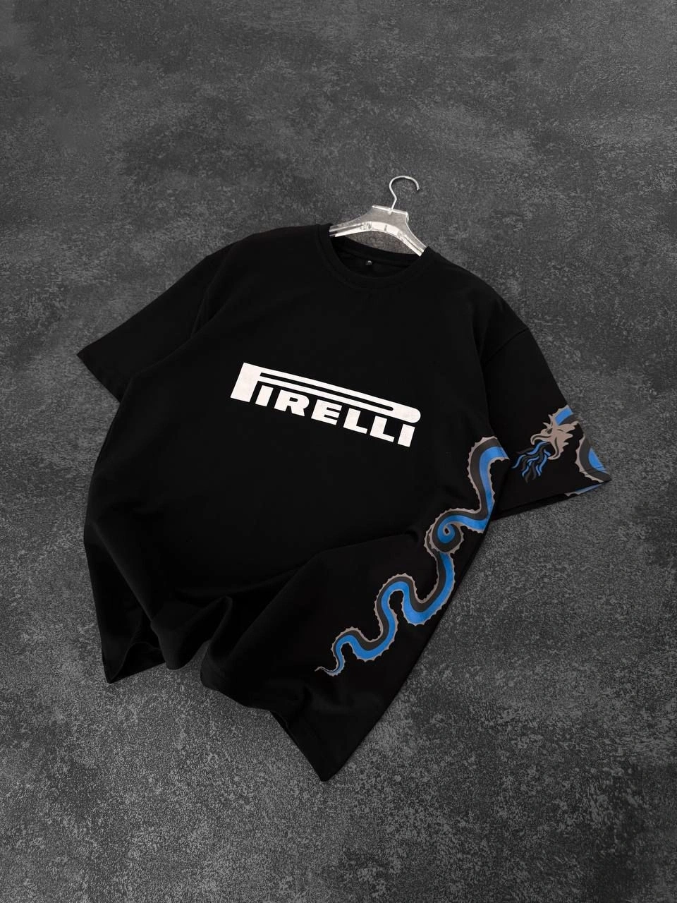 FRL Oversize Baskı Tshirt Siyah