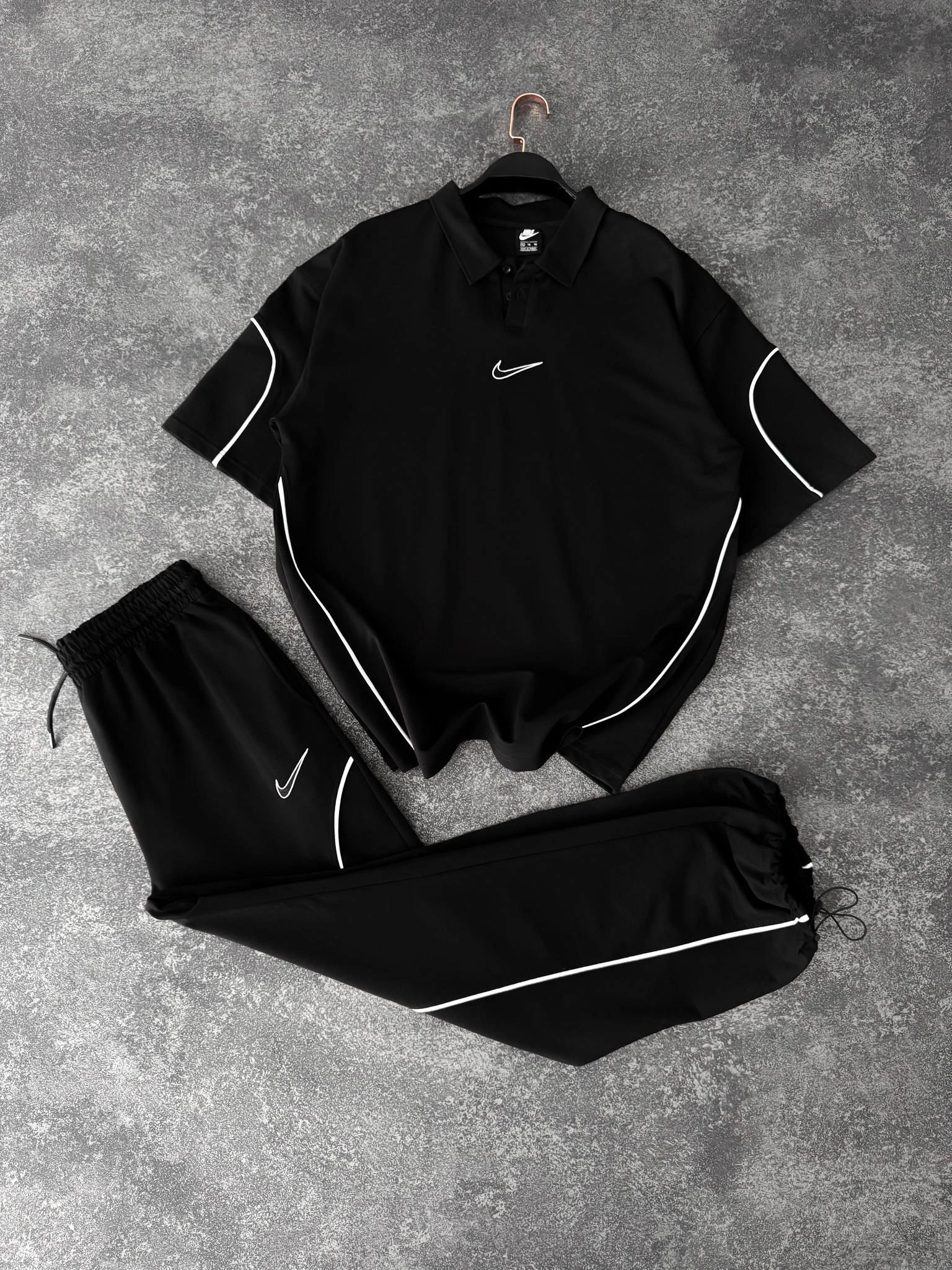 İkili Unisex Eşofman Takım Siyah