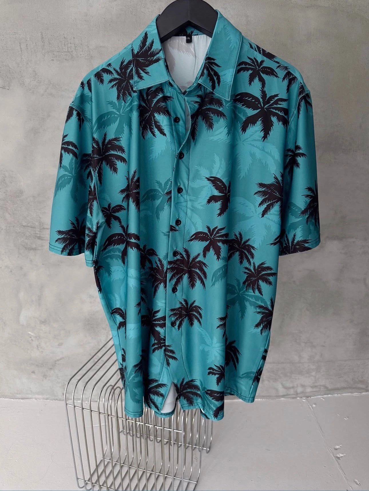 Baskılı Oversize Gömlek