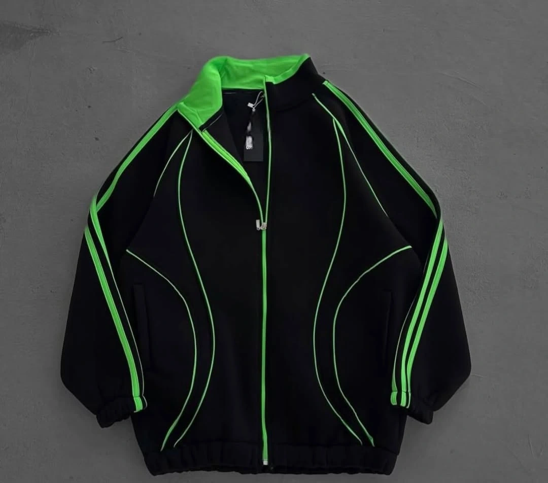 Ad Oversize neon Hırka