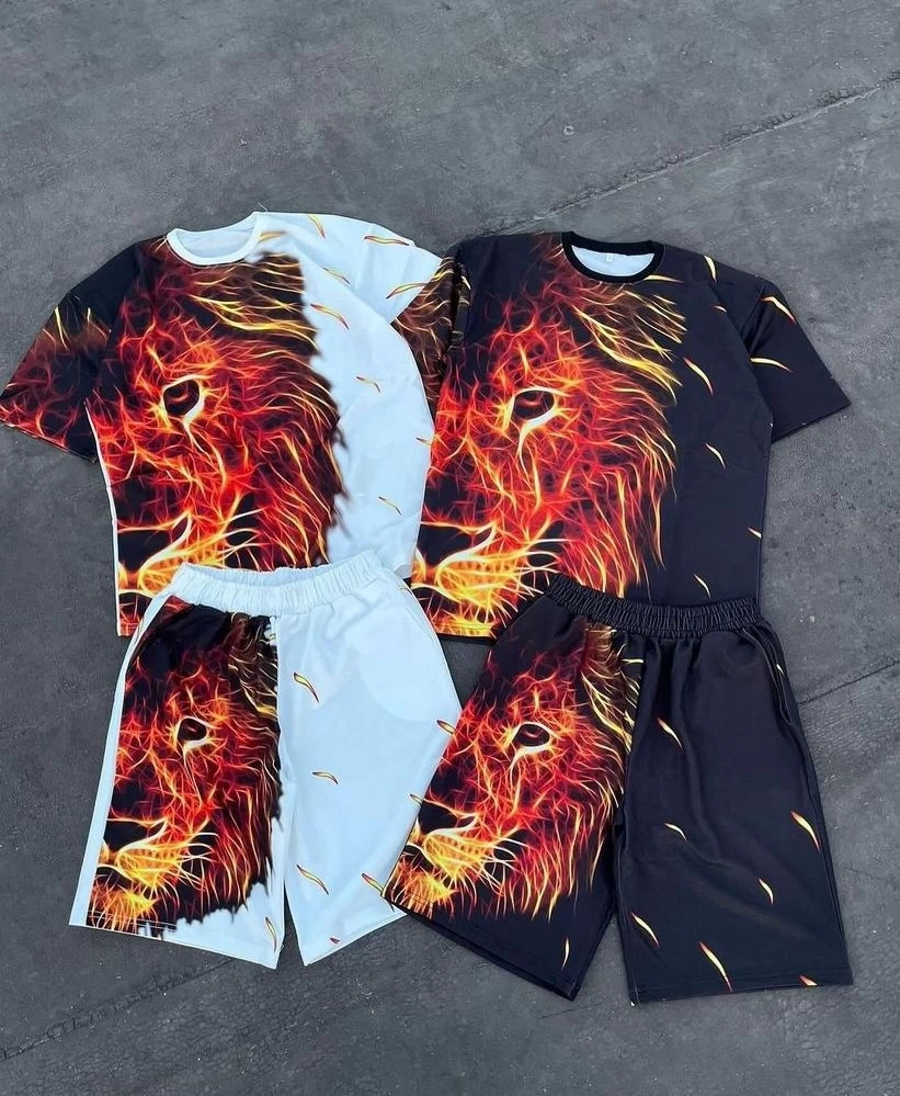 Aslan Unisex Oversizd Şortlu Takım