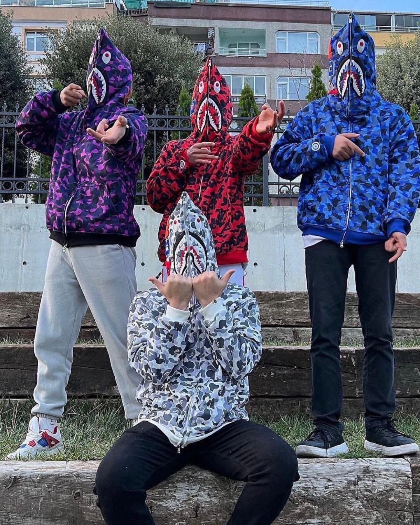 Bape Hırka Kırmızı