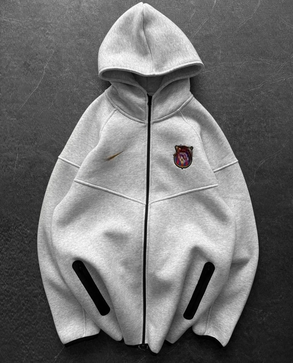 Bc Tech Oversize Hırka Gri