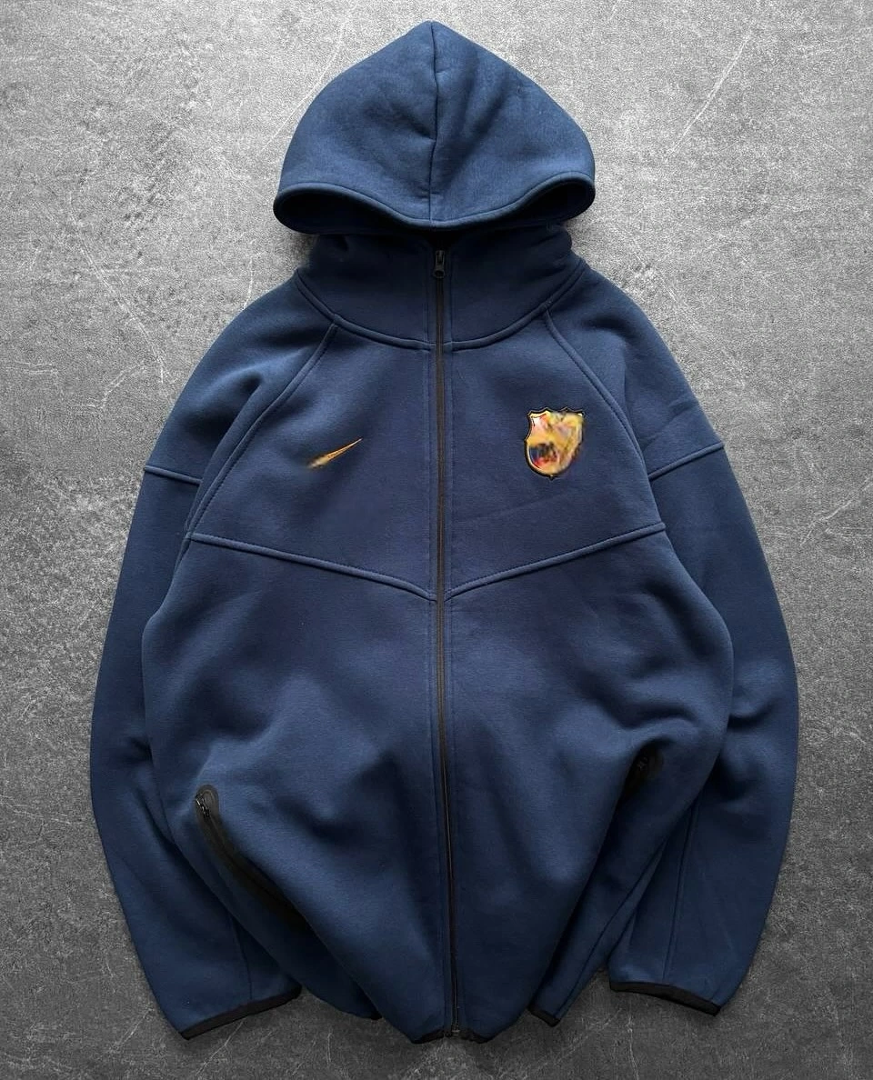 Bc Tech Oversize Hırka Lacivert