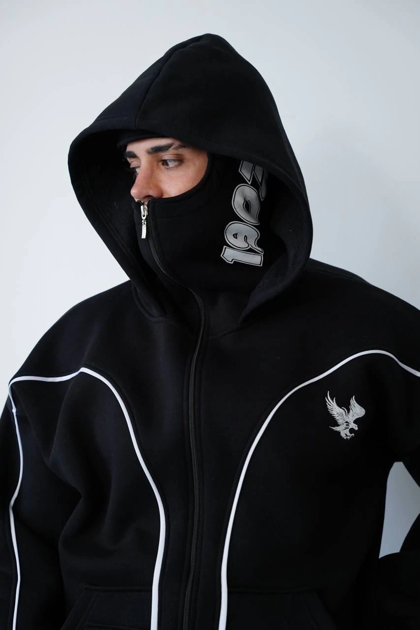 BJK Taraftar hoddie Kar Maske Hırka