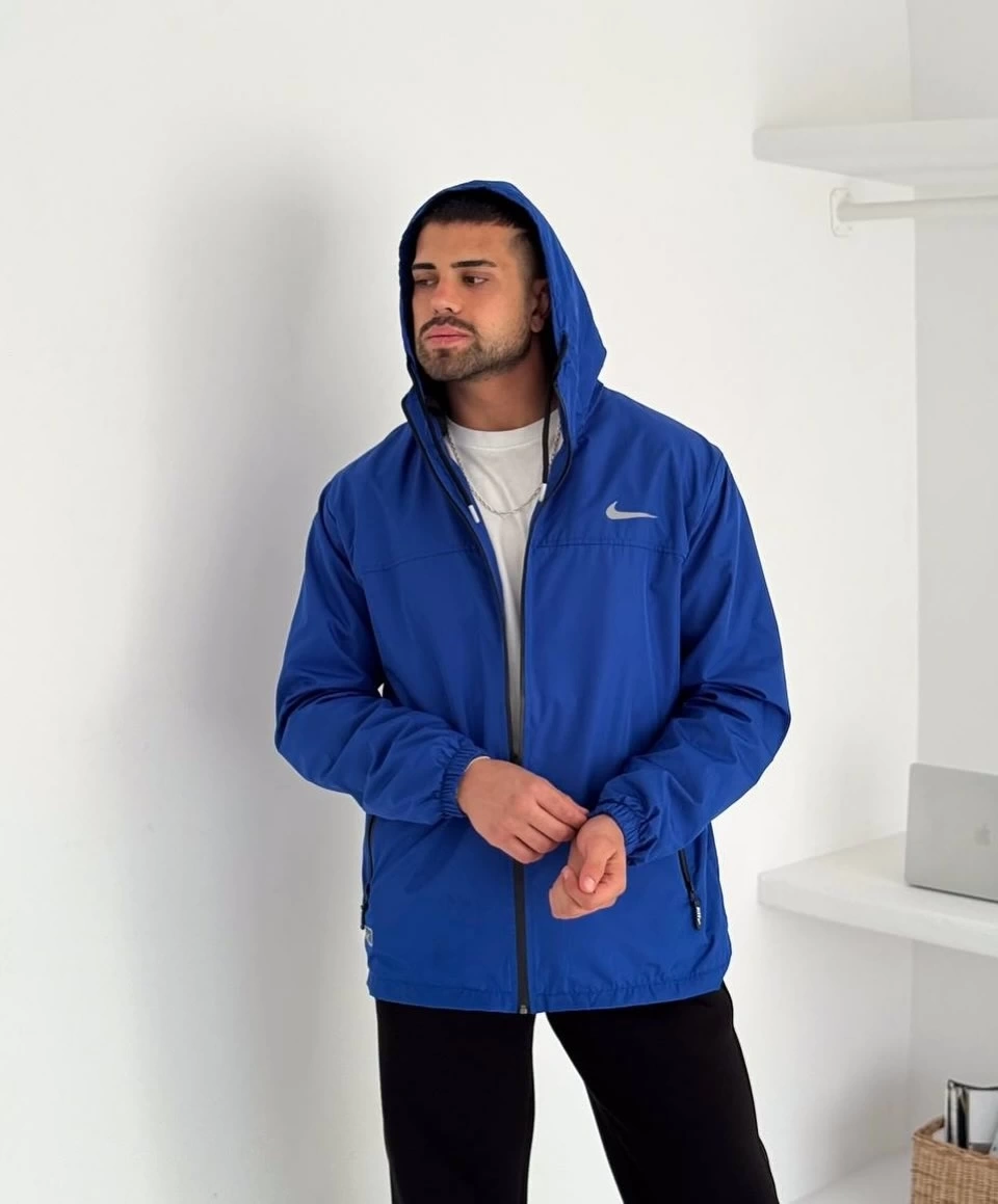 Bondig Kumaş Astarlı Su Geçirmez Ceket - Mavi