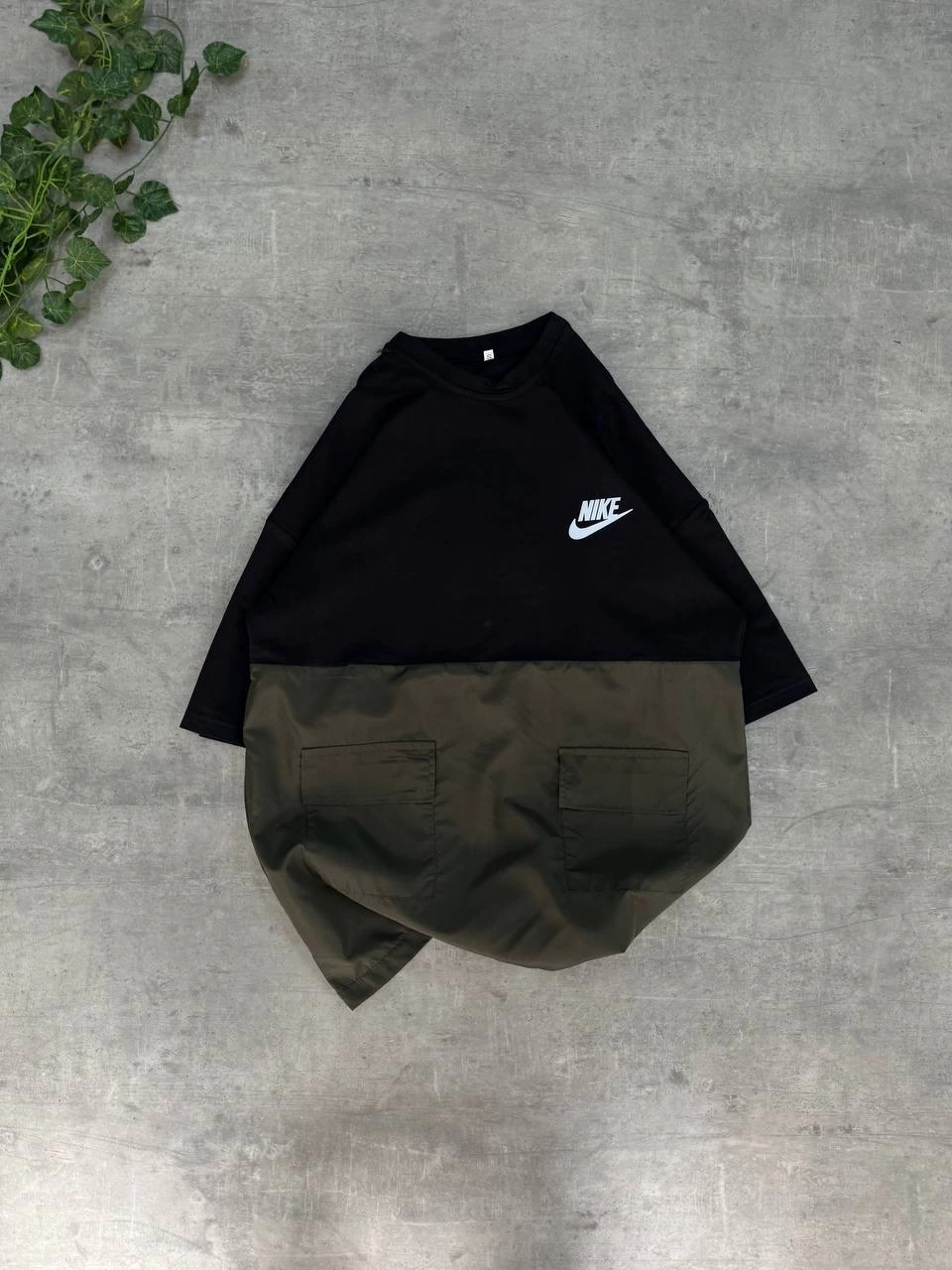 Çift Cepli Unisex Tshirt - yeşil