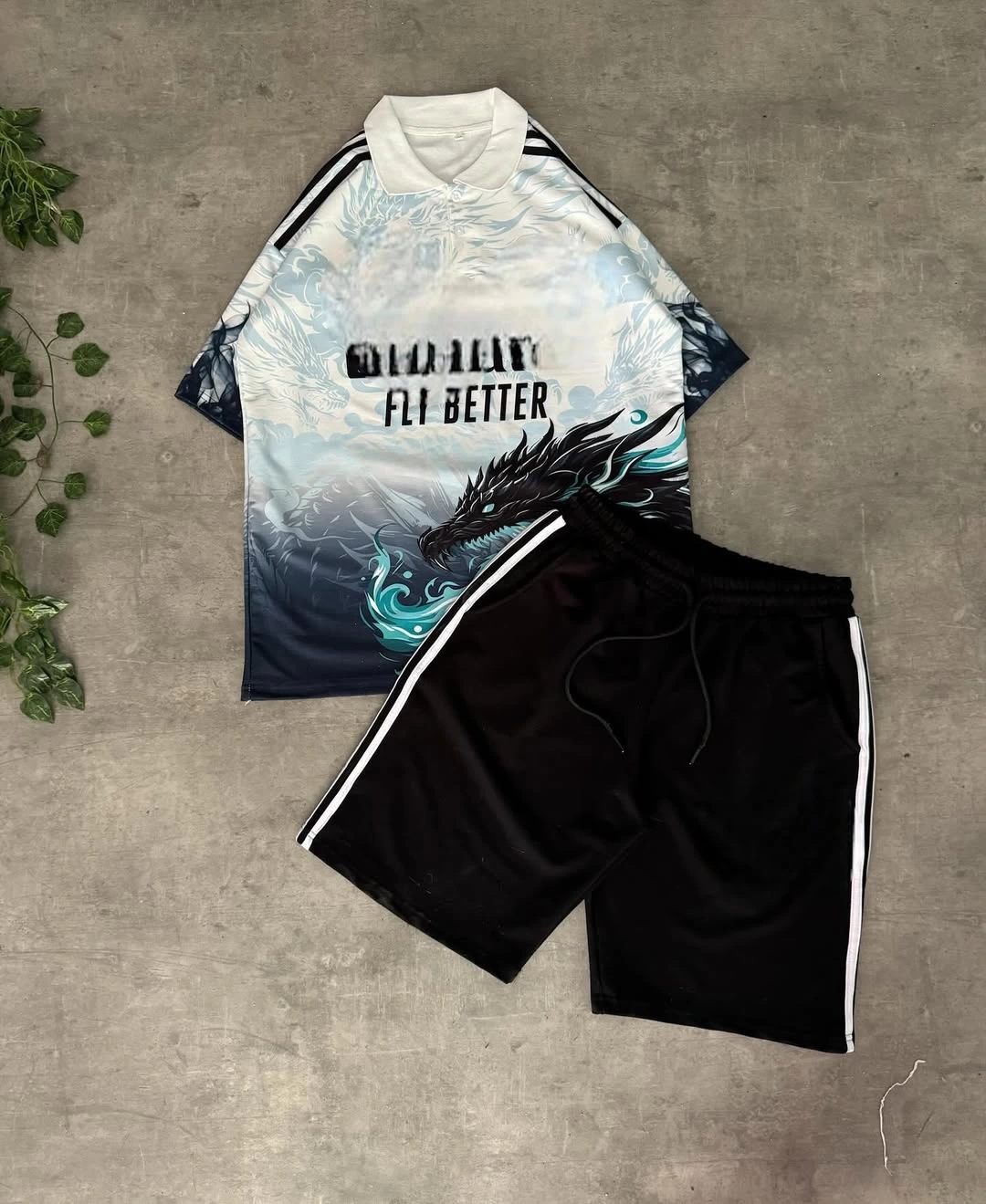 Emr Oversize Şortlu Takım