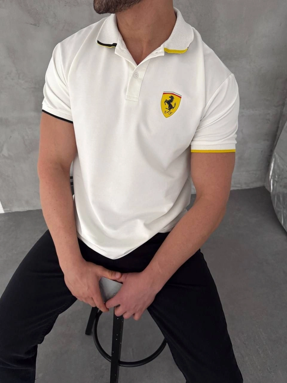 FRR Basic Polo Yaka Tshirt Beyaz