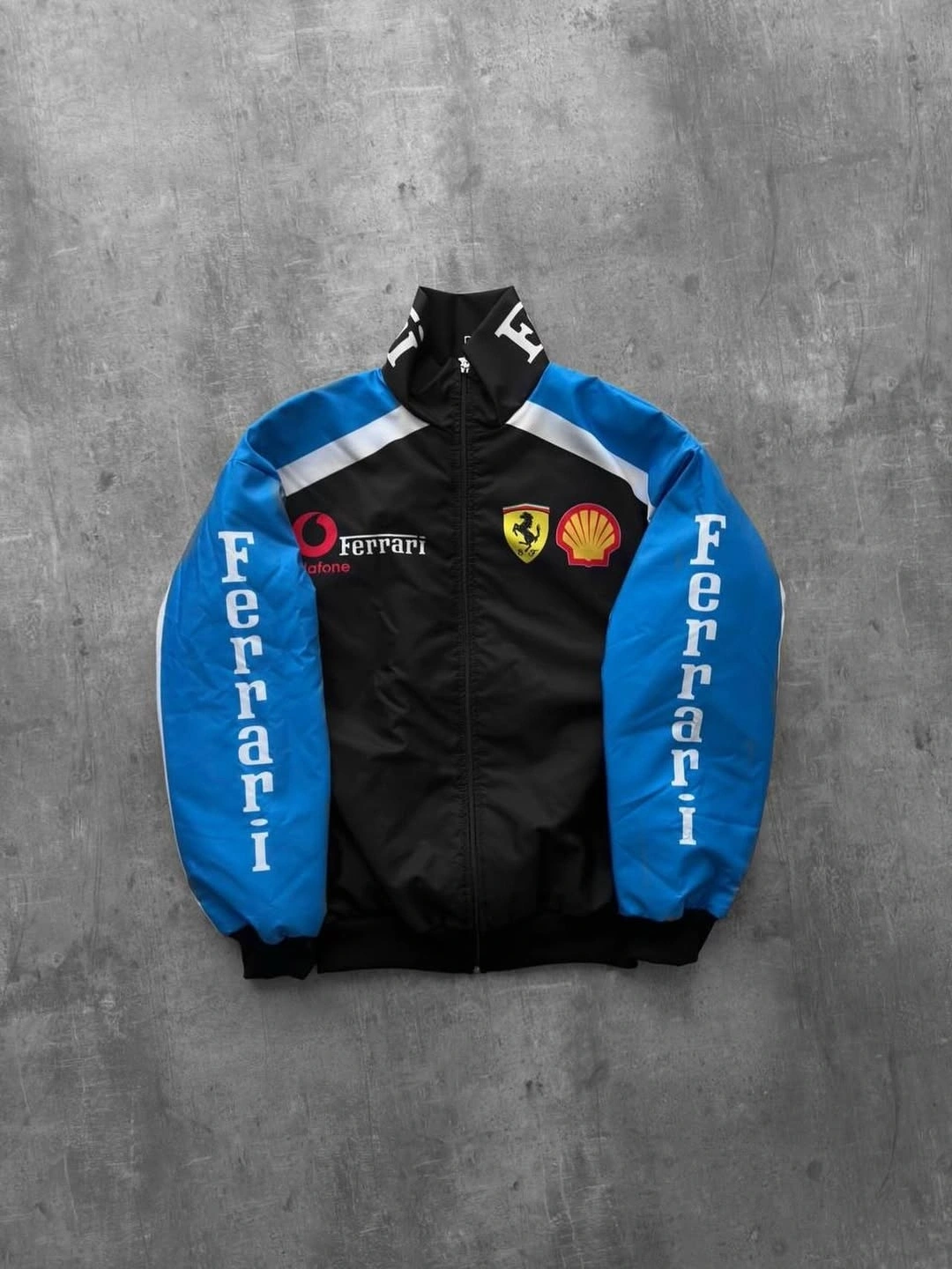 FRR Unisex Bomber Ceket Mavi