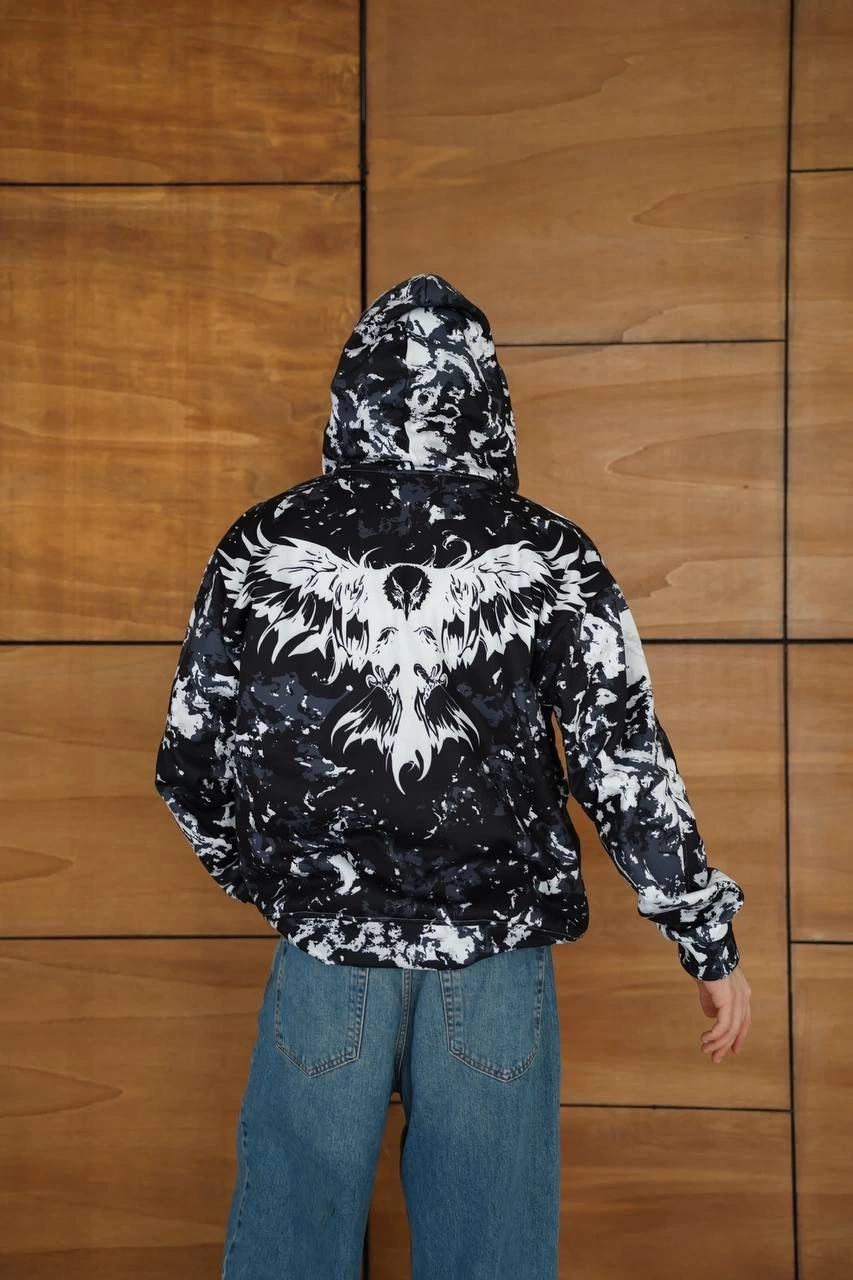 Hoddie Taraftar Kar Maskeli Hırka - BJK