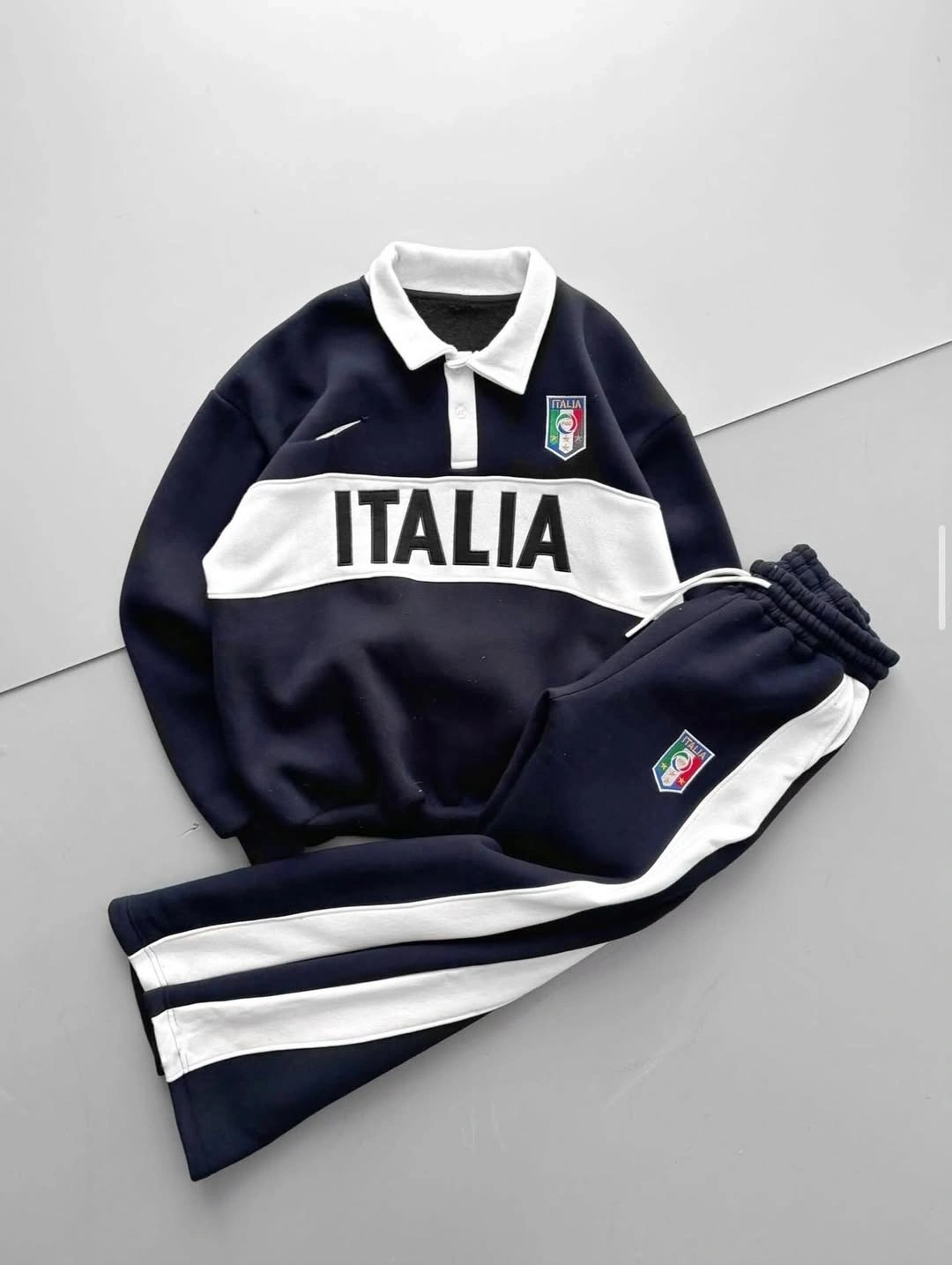 İTL Baggy Eşofman Takım Lacivert