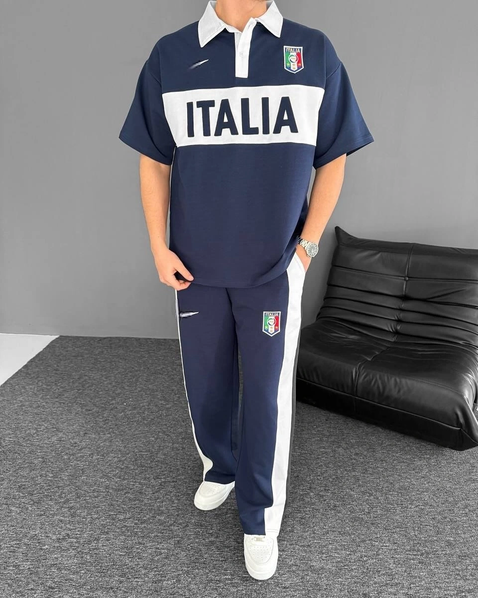 İTL Unisex Eşofman - Lacivert