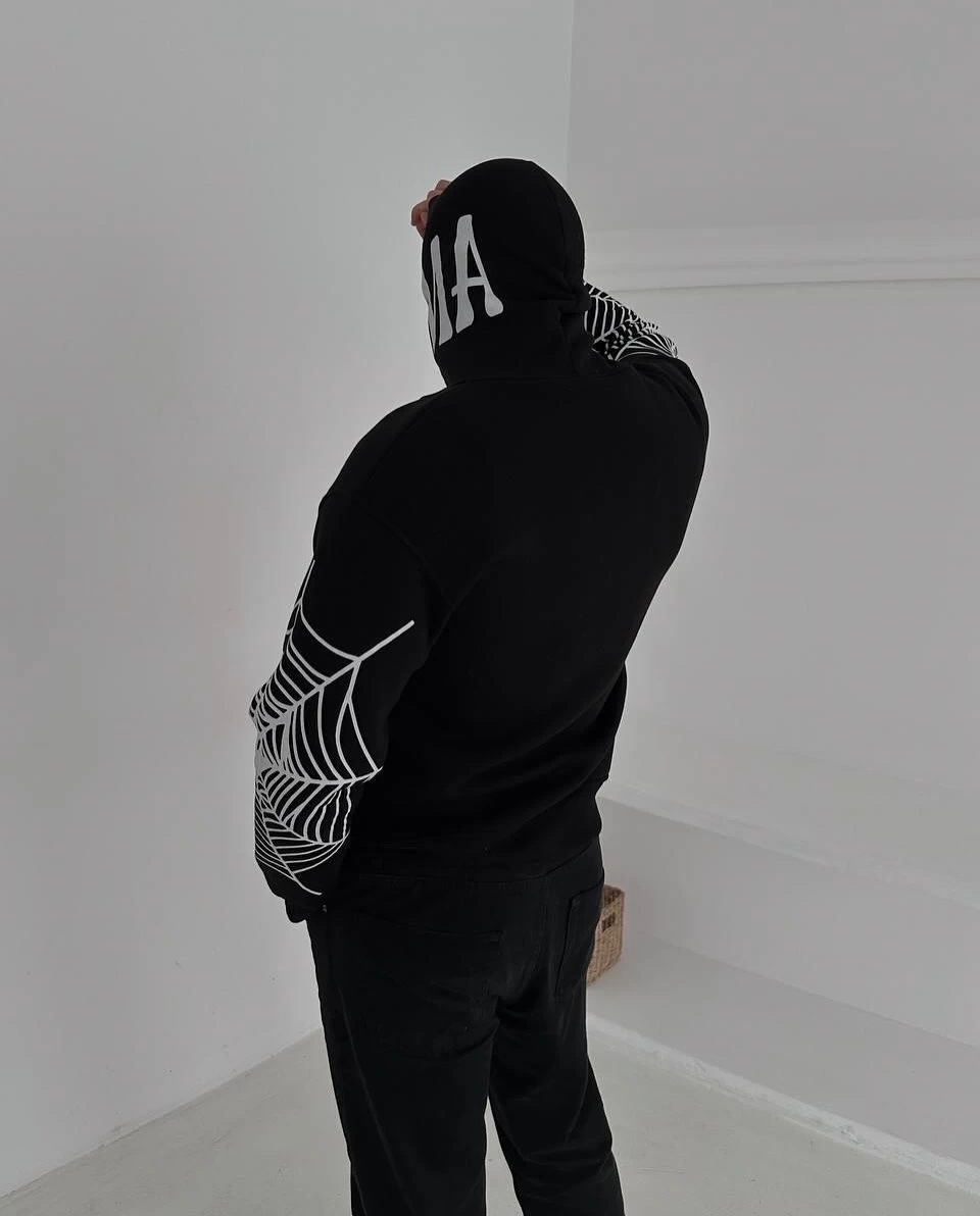 Kol Detay Kar Maske Oversize Hırka