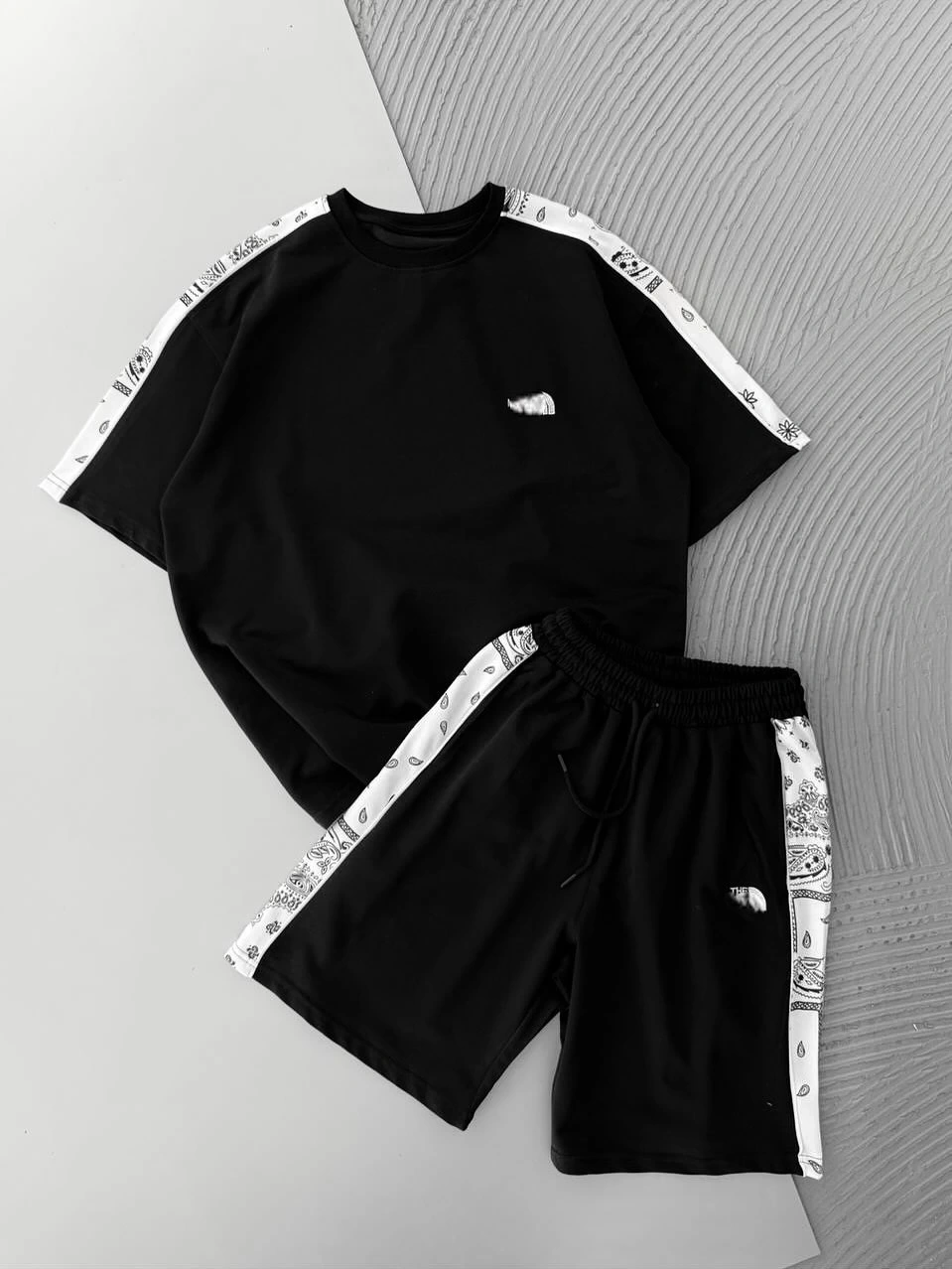 Nf oversize şortlu takım Siyah