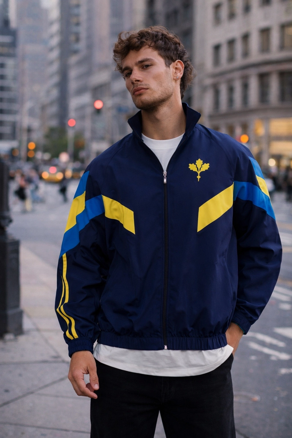 Özel Tasarım Palamut Desen Ceket