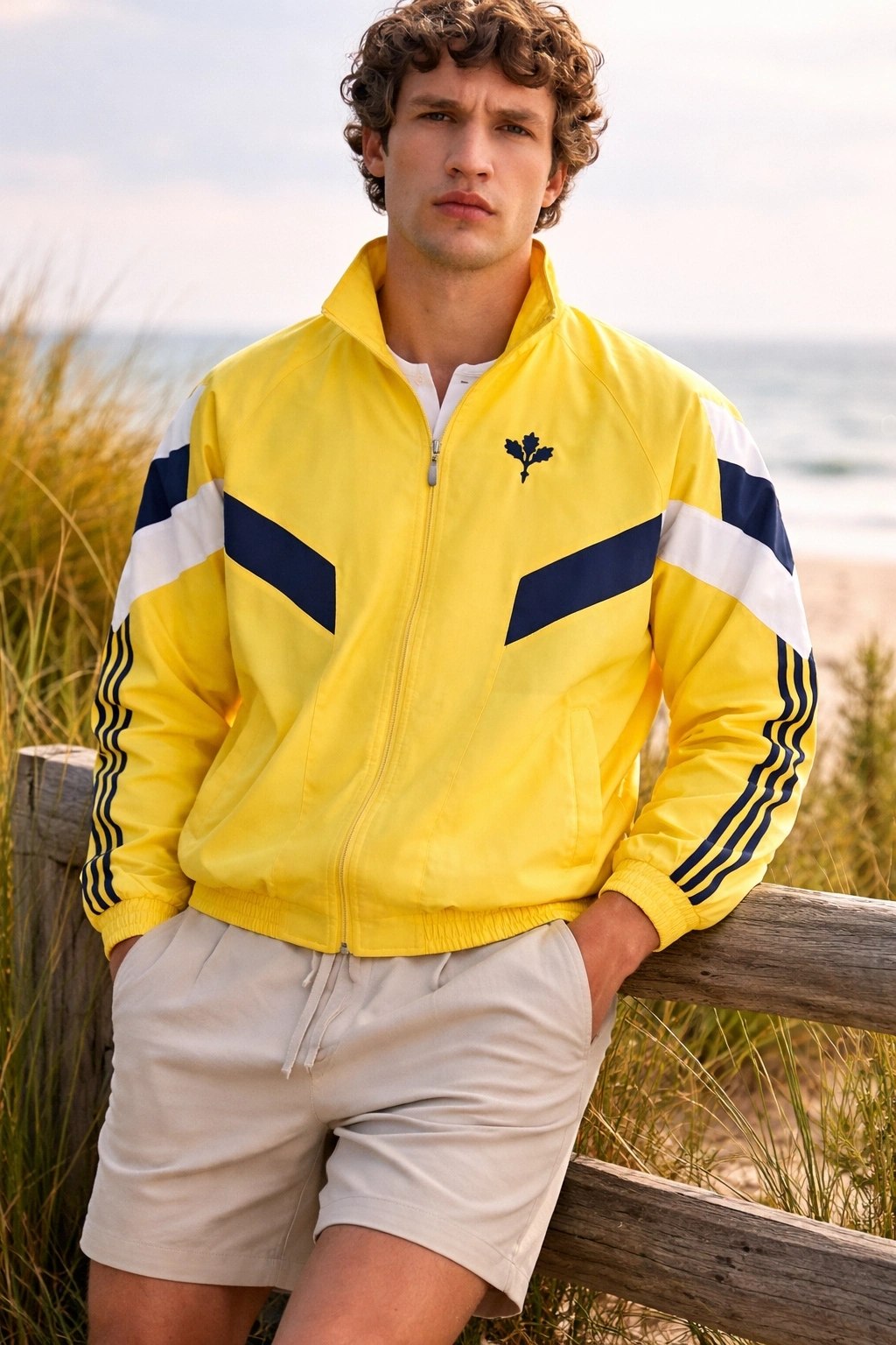 Özel Tasarım Palamut Desen Ceket