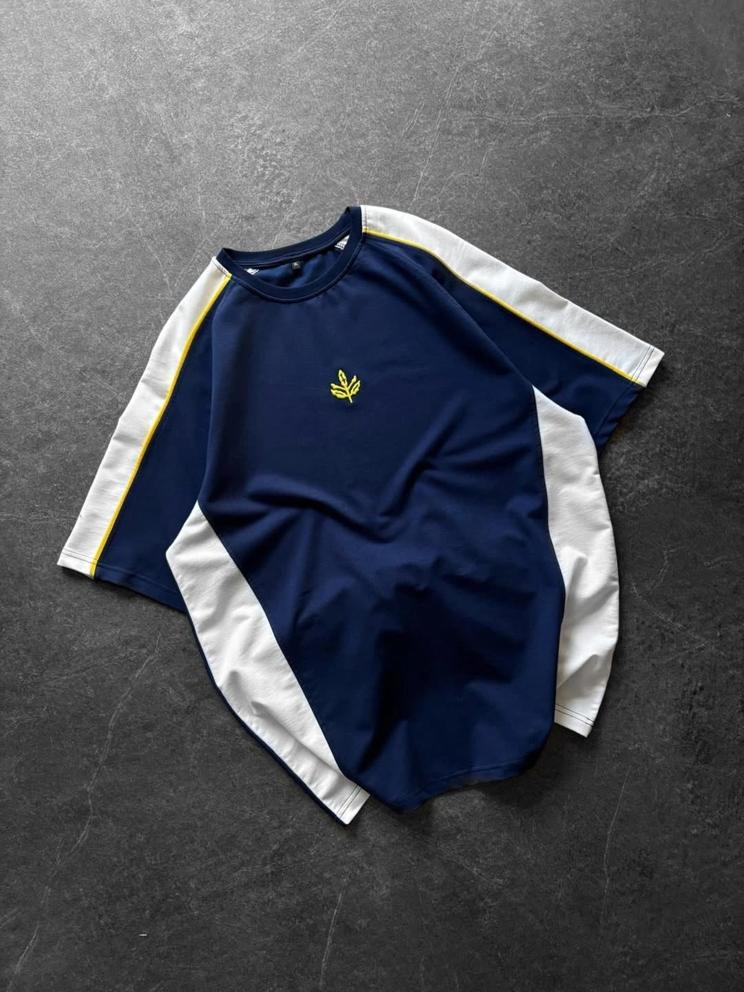 Palamut Desen Taraftar Tshirt Lacivert