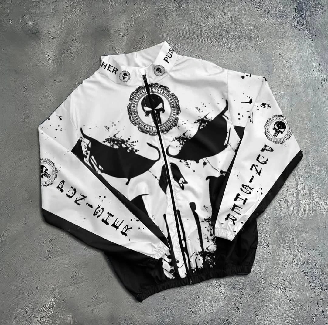 Punisher Oversize Paraşüt Ceket