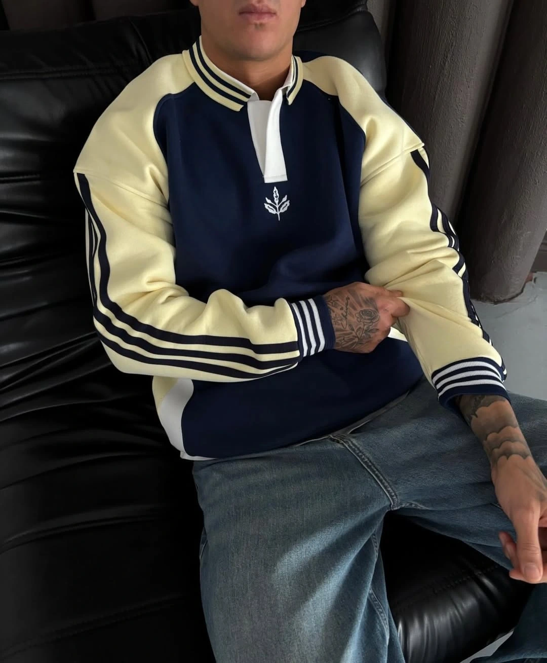 Ribana Detay Polo Yaka Sweatshirt - FB