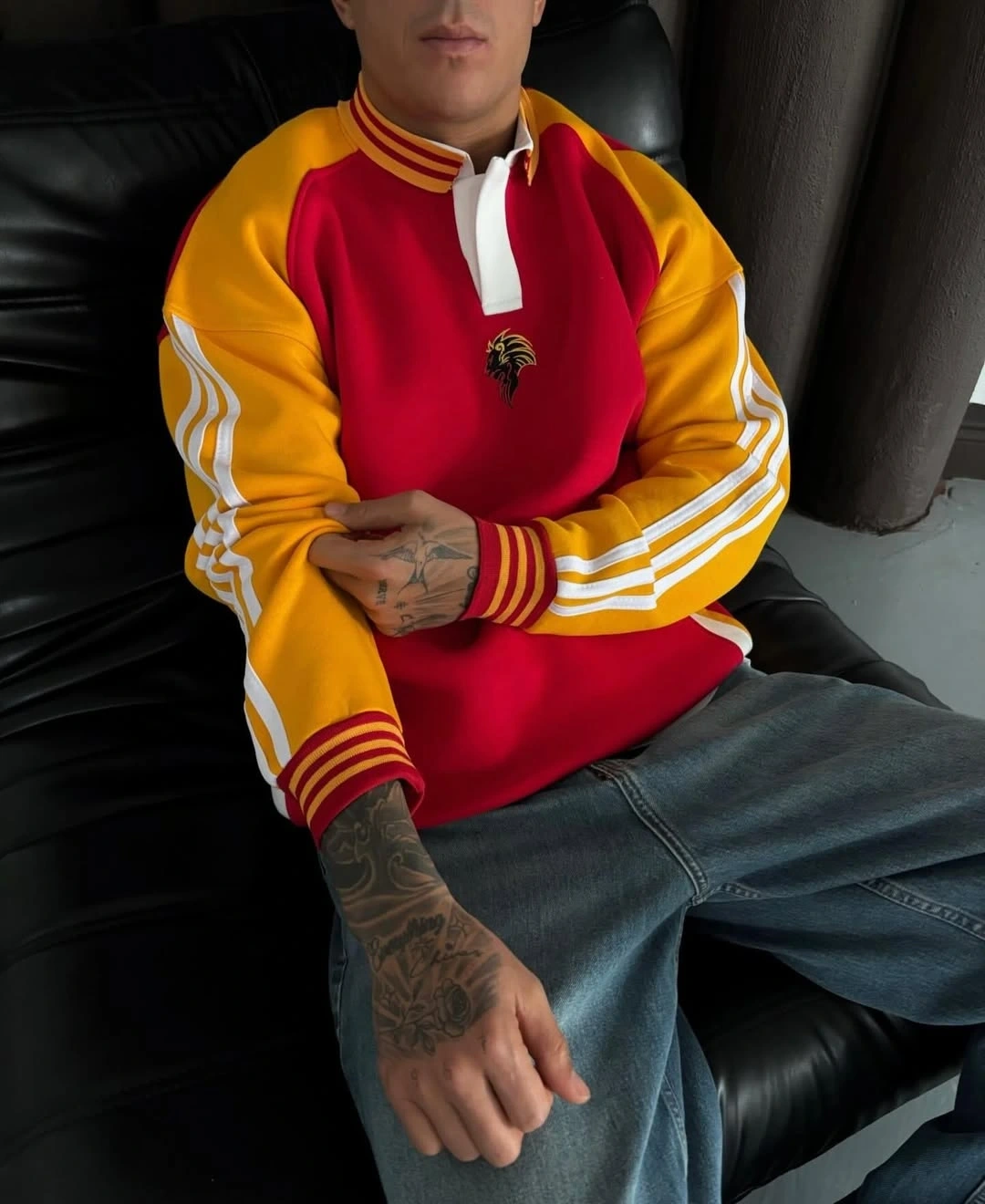 Ribana Detay Polo Yaka Sweatshirt - GS