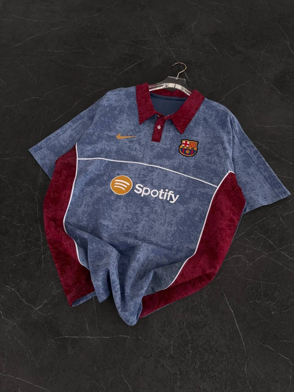 Spoty Polo Yaka Tshirt Mavi