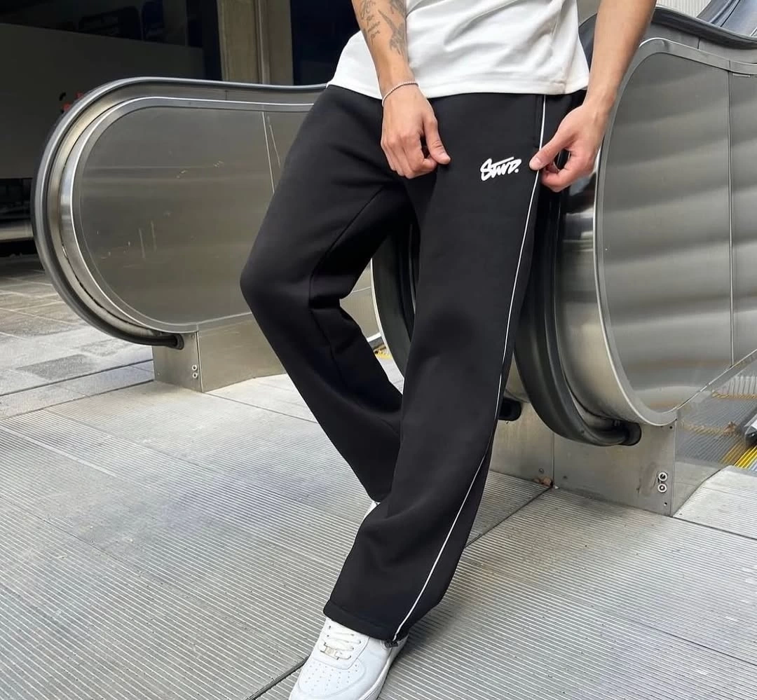 Sw Paça Ayarlanabilir Eşofman - Siyah