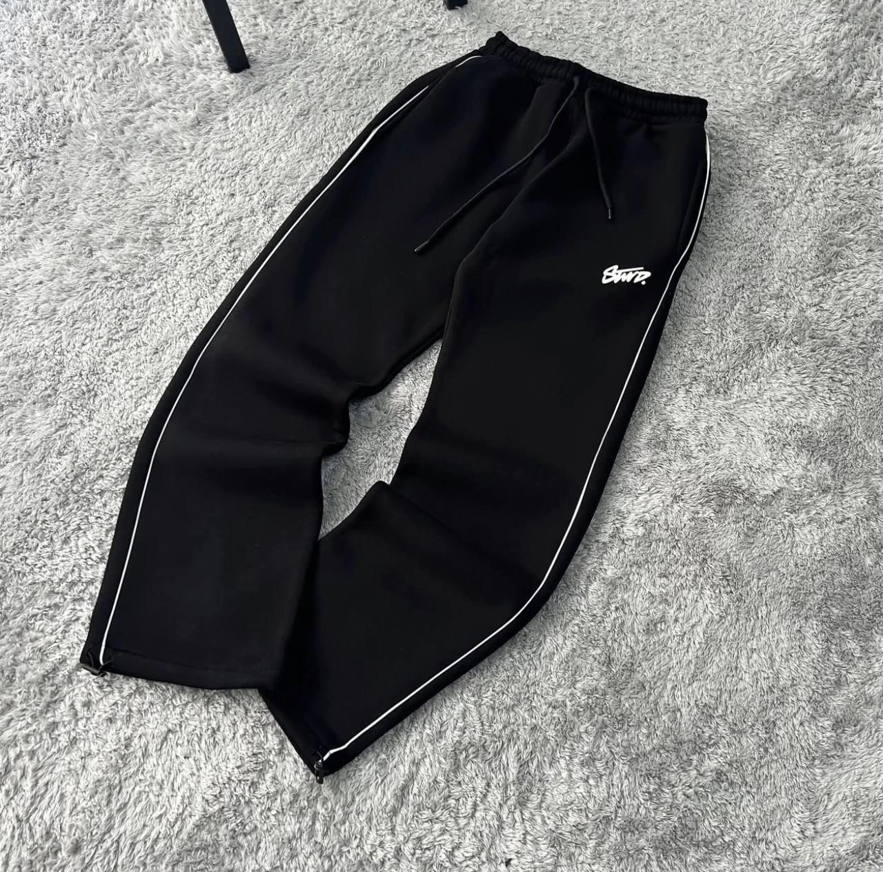 Sw Paça Ayarlanabilir Eşofman - Siyah