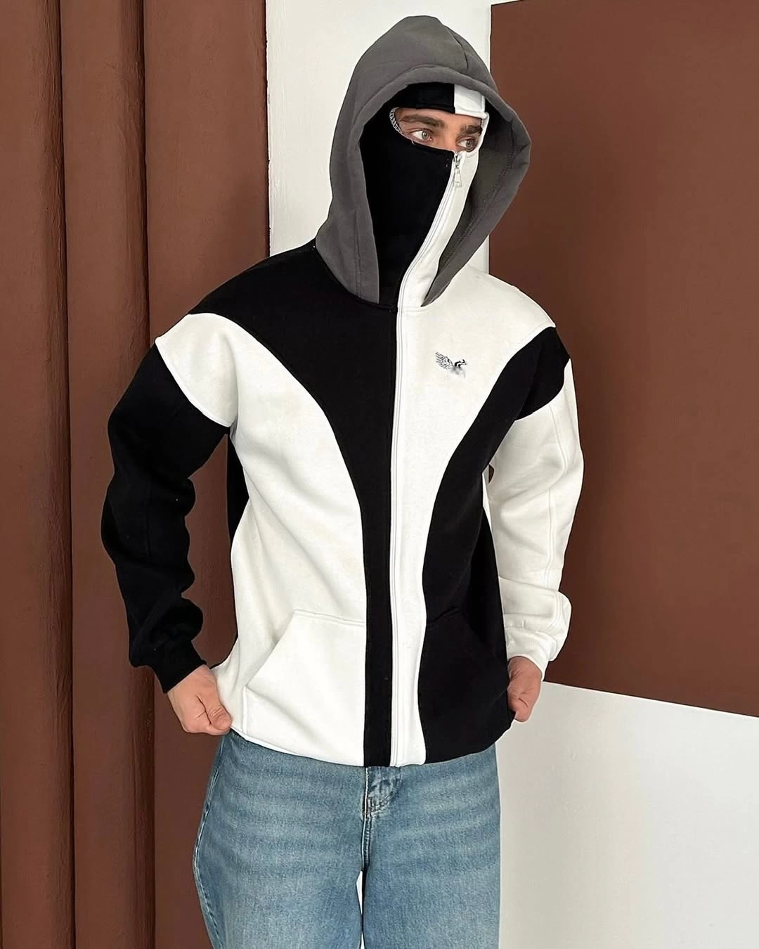 Taraftar Kar Maskeli Hoodie BJK