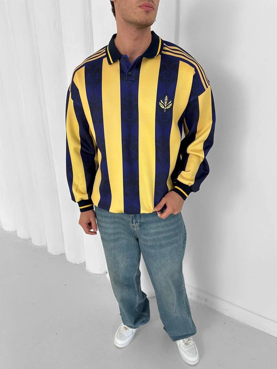 Taraftar Polo Yaka Sweatshırt