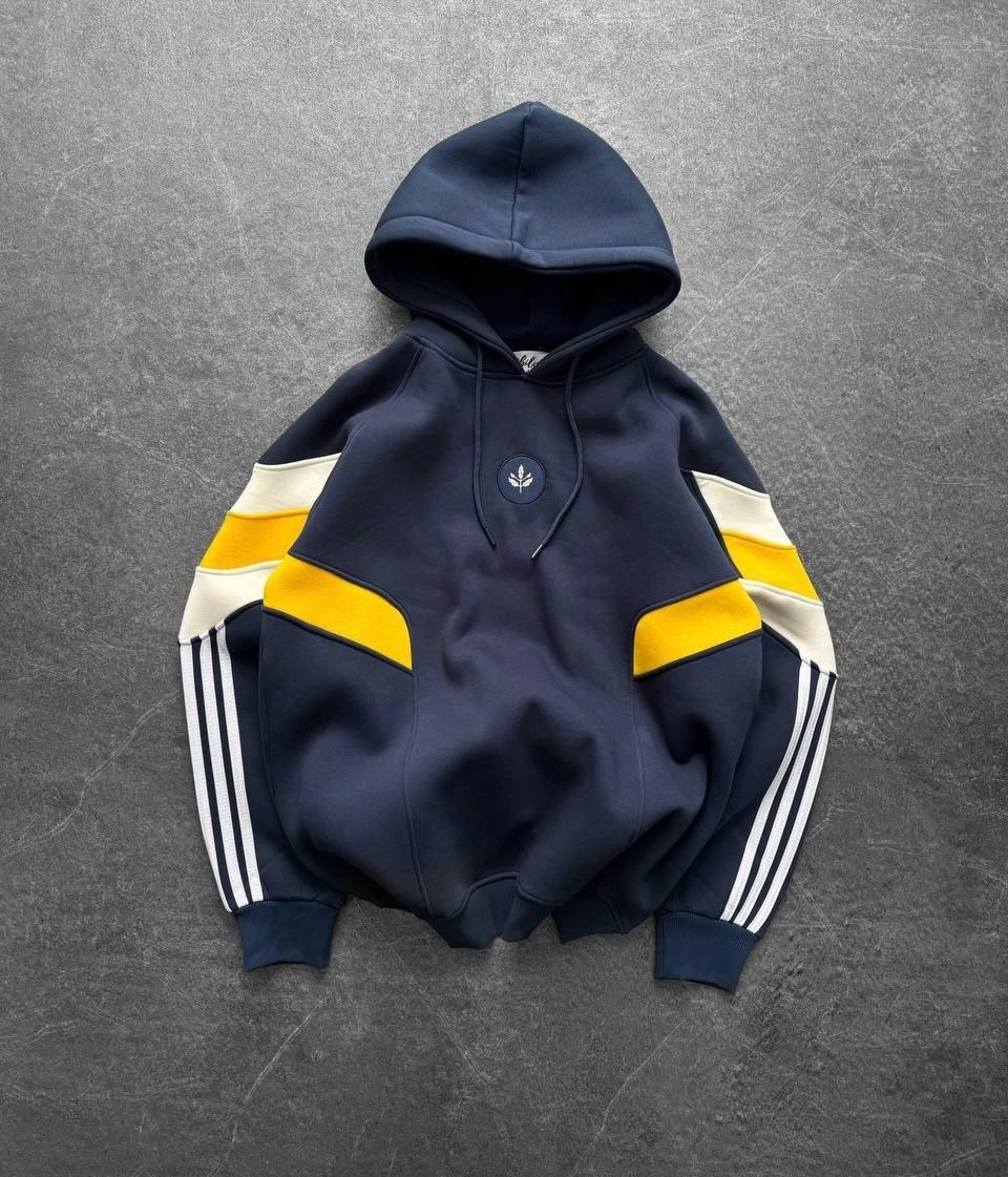 Taraftar Şeritli Oversize Sweatshirt