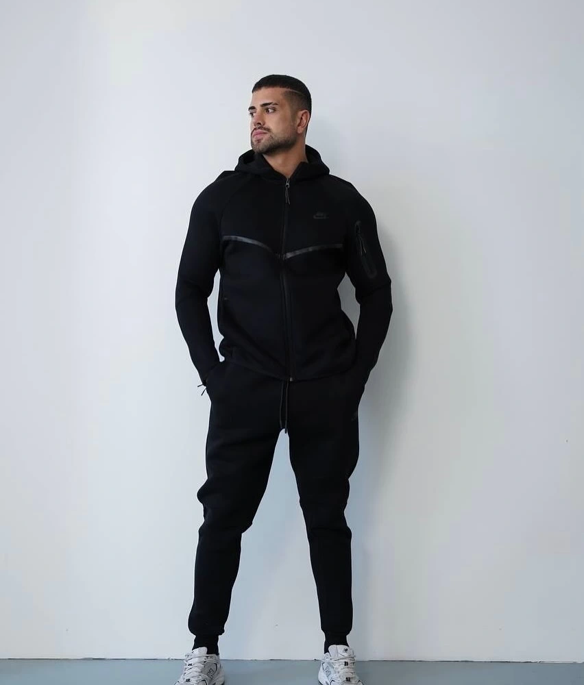 Tech Spor Eşofman Takım Siyah