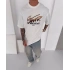 Sw Oversize Baskı Tshirt Beyaz
