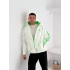 Ad Oversize Hırka - Beyaz