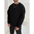 Basic Oversize Sweatshirt Siyah