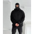 Kar Maske Unisex Hırka Siyah