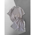 Nf oversize şortlu takım Gri