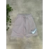 NK Reflektörlü Unisex Oversize Şort - Gri