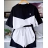 Tech Unisex Oversize Şortlu Takım - Siyah