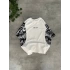 TheChila Unisex Oversize Tshirt - Beyaz
