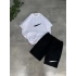 NK Unisex Oversize Şorlu Takım - Siyah