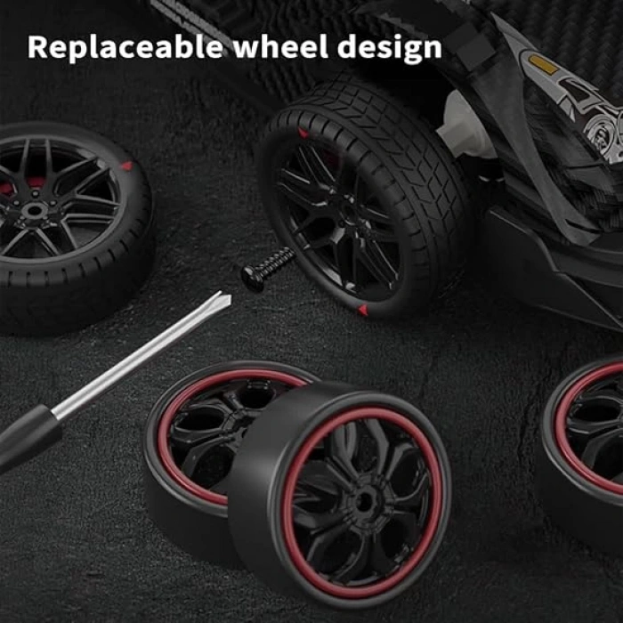 1:14 Hızlı Drift Şarjlı KIRMIZI 4x4 RC Uzaktan kumandalı Yarış Aracı 40 Km/s Hızında Hediyelik Oyuncak