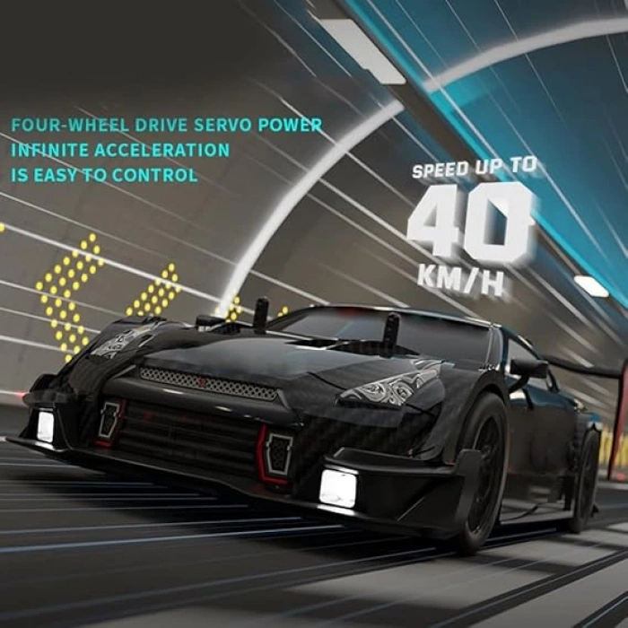 1:14 Hızlı Drift Şarjlı KIRMIZI 4x4 RC Uzaktan kumandalı Yarış Aracı 40 Km/s Hızında Hediyelik Oyuncak