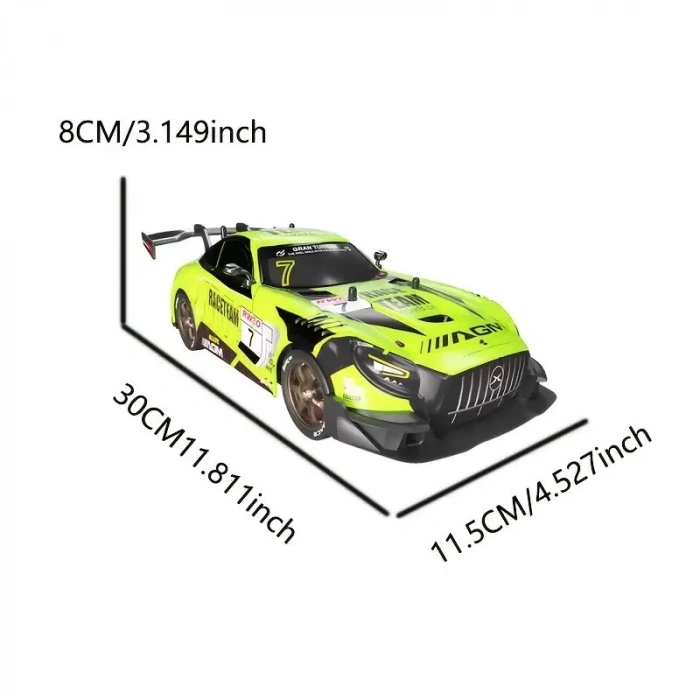 1:16 Hızlı Drift Şarjlı Spor Araba 4x4 RC Uzaktan kumandalı Yarış Aracı 40 Km/s Hızında Hediyelik Oyuncak