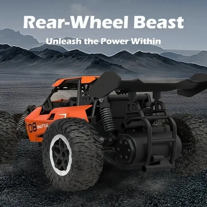 1:16 Off Road Şarjlı RC Uzaktan kumandalı TURUNCU Arazi Aracı 5 Kanallı Tek Bataryalı 20 Km/s Hızında Hediyelik Oyuncak