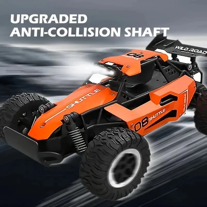 1:16 Off Road Şarjlı RC Uzaktan kumandalı TURUNCU Arazi Aracı 5 Kanallı Tek Bataryalı 20 Km/s Hızında Hediyelik Oyuncak