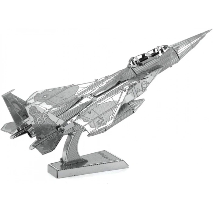 3D Metal Maket Bulmaca Puzzle F15 Figther modeli kitleri 14+ Yaş