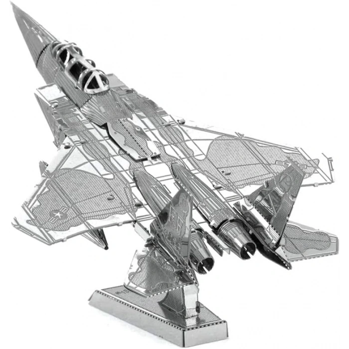 3D Metal Maket Bulmaca Puzzle F15 Figther modeli kitleri 14+ Yaş