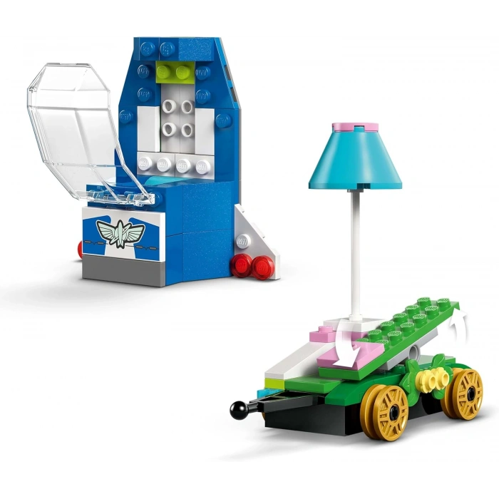 LEGO Disney ve Pixar Oyuncak Hikayesi Kutlama Treni ve RC Araba 43264-4 Yaş ve Üzeri Araba Hayranı Çocuklar için Araba İçeren Oyuncak Yapım Seti, Doğum Günü ve Özel Gün Hediye Fikri (206 Parça)